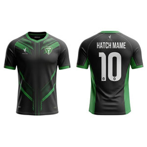 เสื้อฟุตบอลอเมริกันวินเทจสั่งทำพิเศษ ขายส่ง ผ้าตาข่ายย้อนยุค โพลีเอสเตอร์ 100% ระบายเหงื่อได้ดี คอวี - Product Image 3