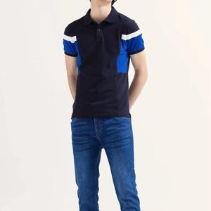 Chemises polo en coton à manches courtes de haute qualité, nouveau design, respirantes, à rayures, pour hommes - Product Image 4