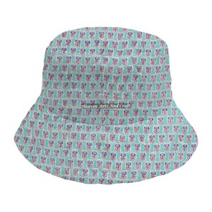 Vente d'usine – Nouveaux chapeaux bob matelassés personnalisés à imprimé intégral, avec logo sur mesure, pour hommes et femmes, haute qualité - Product Image 3