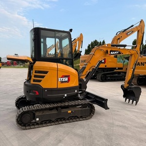 Miniexcavadora Sany de precio económico, excavadora compacta diseñada para zanjado, preparación de cimentaciones, paisajismo y trabajos agrícolas. - Product Image 3