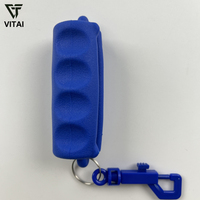 Tire-flèches antidérapant en silicone, outil d'entraînement au tir à l'arc, prise à quatre doigts, clip portable, accessoire sportif