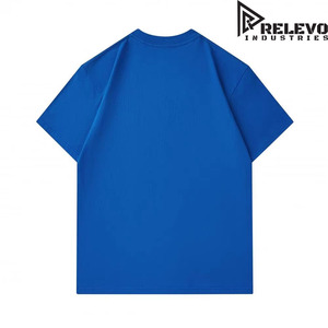 T-shirts de sport pour hommes de haute qualité, coupe ajustée, pour la gym et l'entraînement, en polyester/coton, col rond, séchage rapide - Product Image 3
