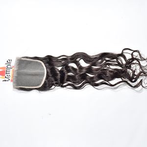 ผมต่อแบบอินเดียน รุ่น Raw 5*5 Closure สีธรรมชาติ ลอนลึก แบบเย็บสองชั้น ไม่ผ่านการย้อมสี  ไม่มีสารเคมี  ทำจากผมมนุษย์ - Product Image 2