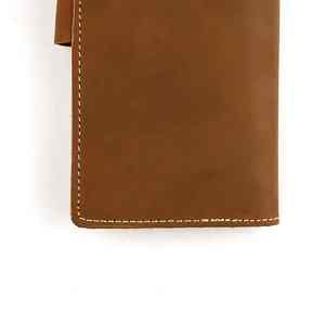Handmade Luxury Fashion Genuine Leather <b>Black</b> <b>Wallet</b> <b>for</b> <b>Men</b> Slim <b>Wallet</b> - Product Image 2