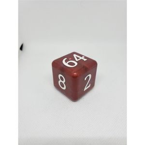 Cubo de Dobleación de Backgammon con Logotipo Personalizado al por Mayor, Dados de Juego D6 de Resina Perlada de Alta Calidad para Juego de Backgammon, Cubo de Dobleación de Resina - Product Image 1