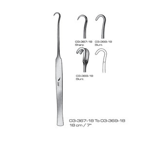 Retractor Quirúrgico de 18 cm (7 Pulgadas), Manual, de Acero Inoxidable, Clase I, Certificado CE, para Uso Clínico en Cirugía General, Reutilizable - Product Image 1