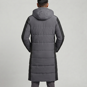 Winter <b>Warm</b> Up Down Long Padded Coat <b>Men</b> Winter Long Outerwear Street Style Long Padded Down <b>Jacket</b> <b>Mens</b> - Product Image 5