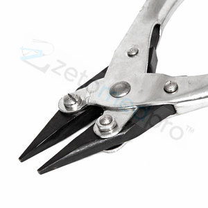 Pince à bec de chaîne à action parallèle en gros, fabriquée en acier inoxydable de haute qualité, outil de précision pour la fabrication de bijoux Zetomed Pro - Product Image 2