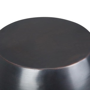 Table basse en métal texturé géométrique moderne, design contemporain, meubles décoratifs pour salon - Product Image 6