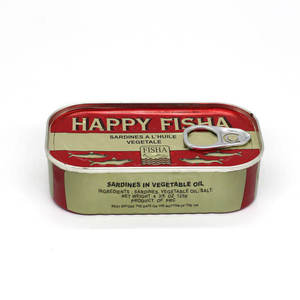 Halal ISO Certified Tinplate Can <b>Sardines</b> in Vegetable Oil Pull Tab Food Packaging 125 g Rectangular <b>Tin</b> for Canned Seafood - Product Image 1