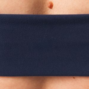 Navy <b>Blue</b> Women's Medium Support for Cup Lightweight Sports <b>Bra</b> with Front Logo Breathable for Workout Fitness Yoga Training - Product Image 5