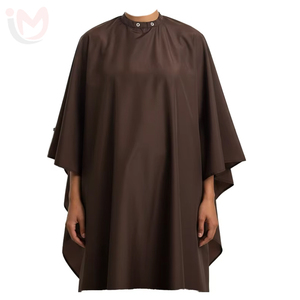 IMANS ENTERPRISES Capa de Peluquería Negra Sólida, Poliéster Resistente al Agua, Ecológica - Product Image 5