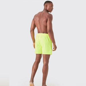 Custom High Quality Swim Wear Custom Color Breathable Two Pockets Elastane Polyester Drawstring Plain Men Swim <b>Shorts</b> - Product Image 4