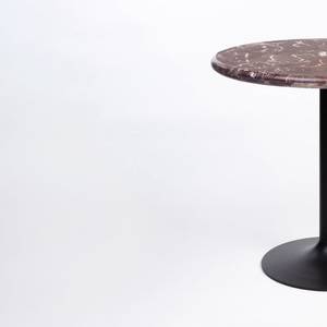 Modern Red Jesper Marble Square Hotel Restaurant <b>Table</b> Metal Pedestal Base Ganpati GN1072 Foldable Portable Semi-Outdoor - Product Image 5