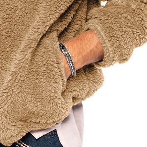 Sweat à capuche zippé intégral en molleton 100 % coton épais pour homme avec logo personnalisé, chaud, décontracté, coupe ample, idéal pour l'hiver, vente en gros OEM USA - Product Image 4