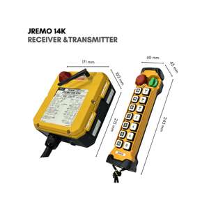 Control Remoto Industrial por Radio para Grúas y Elevadores, Velocidad Simple y Doble, Voltaje AC/DC, JEICO JREMO 14K, Hecho en Corea AC - Product Image 5