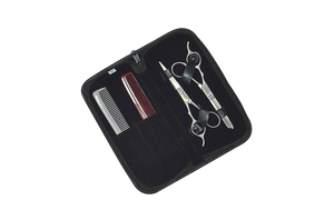 Kit Profesional de Instrumentos para el Cuidado del Cabello, Tijeras de Cerámica Afiladas con Mango Recto para Diestros, para Cortar y Peinar el Cabello - Product Image 3