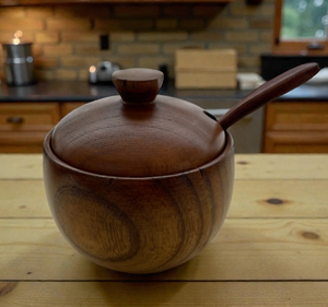 Wood <b>Spice</b> <b>Jar</b> Bowl Pot Luxury Wood Herbs <b>Spice</b> and Salt Bowl Bowl <b>Spice</b> Seasoning Pot Best Selling - Product Image 1