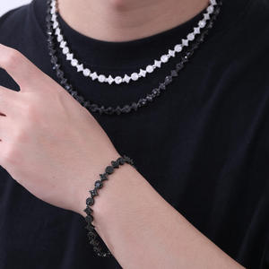 Best Quality Luxury <b>White</b> Gold Diamond <b>Bracelet</b> Round Brilliant Cut D Color Natural GIA Certified Rhodium Plated Everyday Wear - Product Image 6