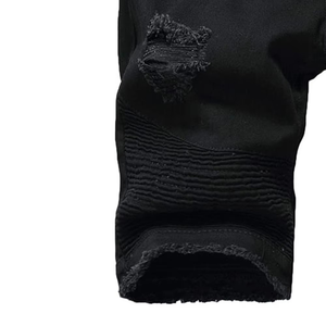 Pantalones Cortos Vaqueros Personalizados para Hombre, Novedad, Gran Venta, Lujo, Negros, Desgastados, de Moda - Product Image 6