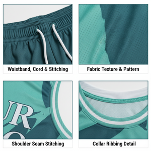 ชุดบาสเก็ตบอลคุณภาพสูงแบบกำหนดเองปี 2026 ดีไซน์ล่าสุด ชุดบาสเก็ตบอลเยาวชนแบบสั่งทำ - Product Image 6