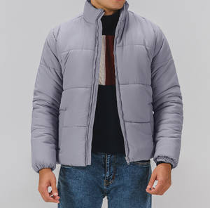 Chaqueta Acolchada Extra Grande con Cierre para Hombre, de Primera Calidad, Sólida, para Invierno, Cálida, Personalizada, Impermeable, de Plumón de Alta Calidad - Product Image 1
