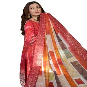 Venta de liquidación en la ropa india y pakistaní original del Dr. Haris Vestido listo para mujer Conjunto Salwar Kameez Kurta - Product Image 1