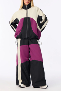 Custom Design Women's Oversized Tracksuit Set Pullover Hooded <b>Jumper</b> And Sweatpants Lightweight Casual Leisurewear - Product Image 2