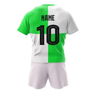 Meilleur design en stock, uniforme de rugby à séchage rapide, impression de logo personnalisée, vêtements de sport à manches courtes, fabriqué au Pakistan - Product Image 4