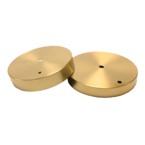 אביזרי תאורה מתכת קצה מסתובב דיסק מנורת שולחן מנורת בסיס צלחת תקרה - Product Image 2