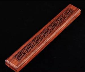 Wooden Incense Stick Holder, Ash Catcher Incense burner,Decoration Art, wood carving box, <b>Vintage</b> Wooden Joss Stick Flat Holder - Product Image 3