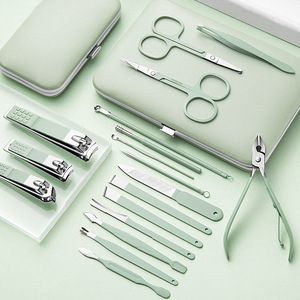 Kit de manucure et pédicure en acier inoxydable, ensemble d'outils de soin des ongles, kit de soin des ongles professionnel, ensemble d'outils de manucure et pédicure - Product Image 1
