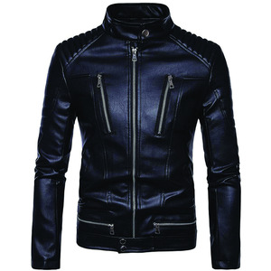 Custom Design PU Leather <b>Jacket</b> <b>for</b> <b>Men</b> Cool Vintage Style <b>for</b> Winter Season <b>jacket</b> <b>for</b> <b>men</b> - Product Image 3