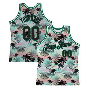 Maillot de basket personnalisable style hawaïen – Débardeur d'été respirant, anti-humidité, séchage rapide, sans manches pour l'entraînement - Product Image 1
