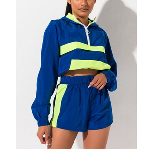 Ensemble survêtement réfléchissant pour femme, veste et pantalon, imperméable, coupe-vent, streetwear, techwear, logo personnalisé, OEM - Product Image 6