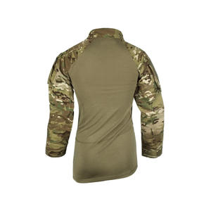 T-shirt tactique à manches longues pour hommes des forces spéciales, camouflage, polyester, séchage rapide, manches courtes, été, extérieur, vert - Product Image 2