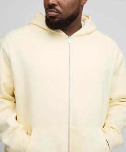 OEM/ODM Streetwear Clothing Manufacturer Classic Zip-up Hoodies for Men's Custom Logo, Color & Sizes For <b>Zipper</b> Style Hoodies - Product Image 3
