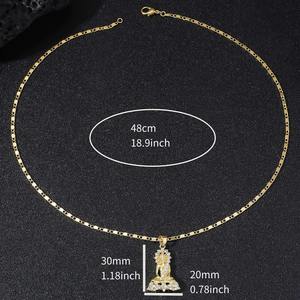 รูปปั้นพระพุทธรูปยุโรปและอเมริกา, เอเชียตะวันออกเฉียงใต้, จี้ฮิปฮอปแบบชาติพันธุ์, เครื่องประดับ, เครื่องประดับทางศาสนา, สินค้าขายดี - Product Image 5