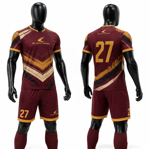 Camiseta de Fútbol de Secado Rápido 100% Poliéster con Sublimación Completa y Nombre del Jugador, Uniformes de Fútbol, Pantalones Cortos de Fútbol, Calcetines - Product Image 6