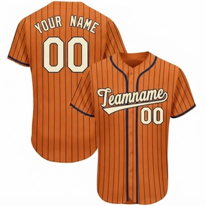 Custom Baseball Jersey Uniform Sublimation Printed <b>Mesh</b> Breathable Plus Size Short Sleeve Unisex Baseball Jersey Sets - Product Image 1