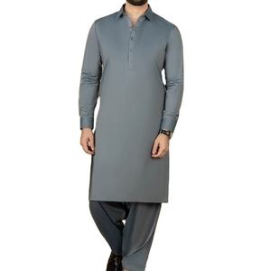 Conjunto de Kurta y Shalwar para Hombre de Alta Calidad, Diseño Minimalista, Marca Personalizada, Ropa Musulmana, Calidad de Exportación, Todas las Temporadas, Personalizable - Product Image 1