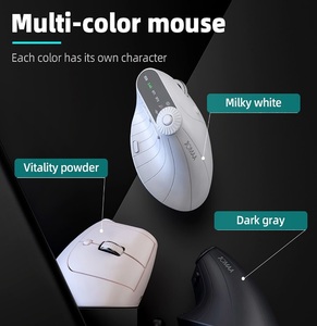 Ergonomic Vertical Wireless <b>Mouse</b> 2.4G <b>Bluetooth</b> Rechargeable LED Backlit 800 DPI Office Gaming - Product Image 4