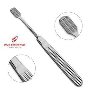 Raspador Nasal Frontal Rubin, Raspador de Botón Glabéreo, Dientes de Corte Descendente, Instrumento Quirúrgico ORL, Herramienta de Rinoplastia - Product Image 4