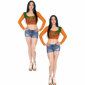 Casual Wear Clothing Women Crop <b>Top</b> T-Shirts Wholesale Women Crop <b>Top</b> T-Shirts Low Price Women Crop <b>Top</b> T-Shirts - Product Image 4