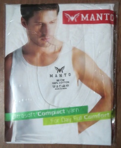 เสื้อกั๊กผ้าคอตตอนเนื้อนุ่มสำหรับผู้ชายเสื้อสีขาวสำหรับใส่ด้านในเป็นวงแหวนสปินคอมบ์สั่งผลิตได้140กรัม - Product Image 2