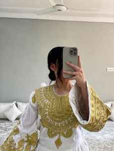 Vestidos Estilo Afgano Bordados de Nueva Llegada para Mujer, Precio al por Mayor, Vestidos de Noche Afganos de Manga Larga para Boda - Product Image 3