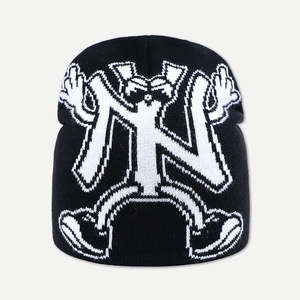 Gorros de Punto de Moda Urbana de Invierno, Reversibles, Cálidos, Estilo Moderno, Unisex, con Logotipo Personalizado, MOQ Bajo - Product Image 1