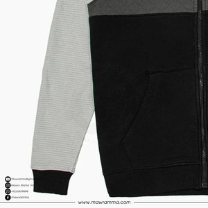 Sudadera con Capucha y Apliques Bordados, Logotipo Impreso de Alta Calidad en el Panel Frontal, Tela 100% Algodón, Transpirable, Resistente al Viento, para Invierno y Actividades al Aire Libre - Product Image 3