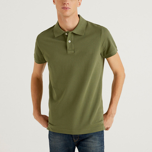 Qualité supérieure, 100% coton tricoté, couleur unie pour chemises, impression de logo personnalisée, respirant, anti-plis, dernière collection - Product Image 1