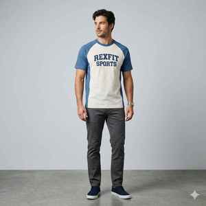 T-shirts d'entraînement à manches longues pour hommes REXFIT SPORTS, matière respirante de qualité supérieure, vêtements décontractés OEM - Product Image 1